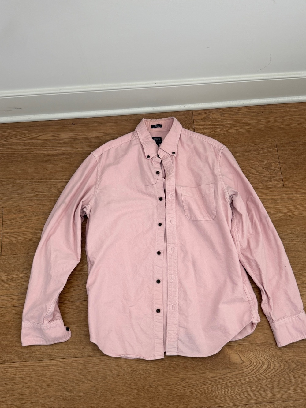 J. Crew Men's Light Pink Button-Down Shirt